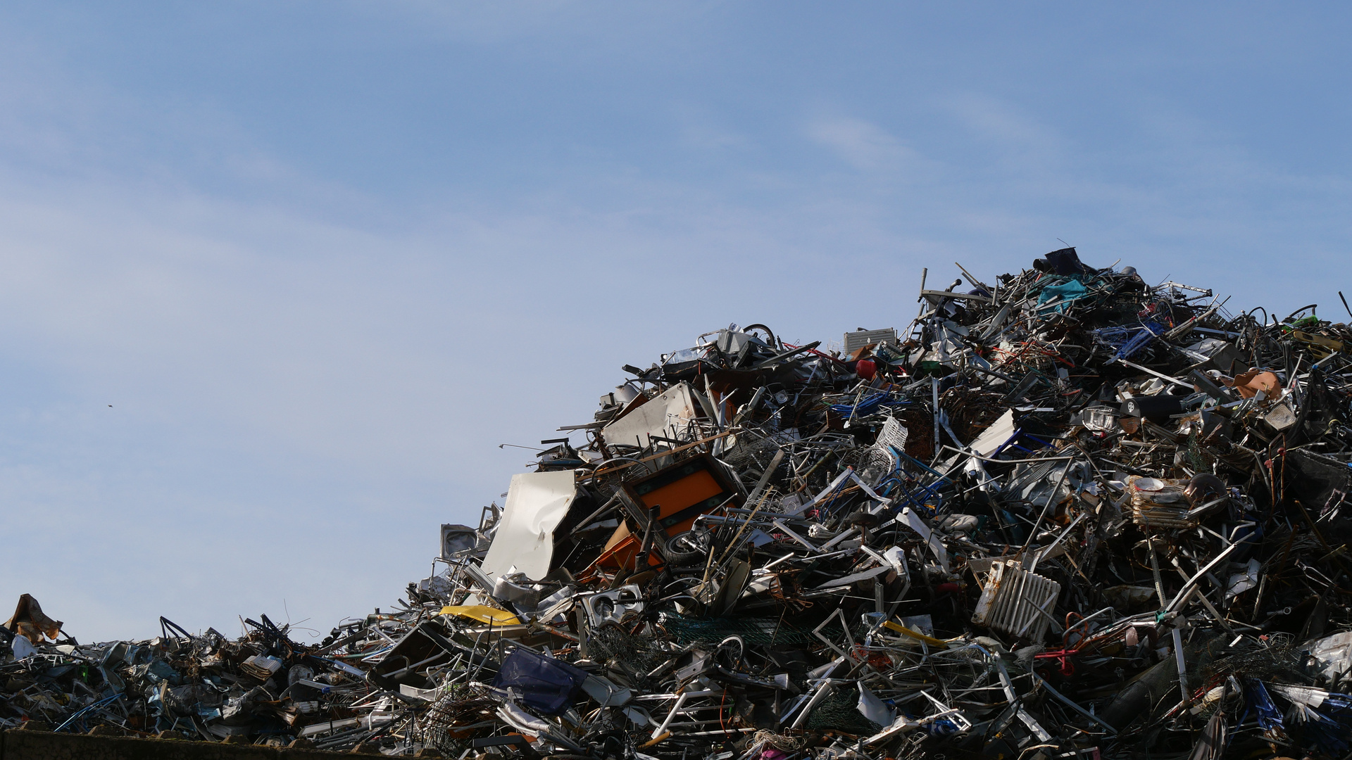 Metal Junkyard Under the Sky